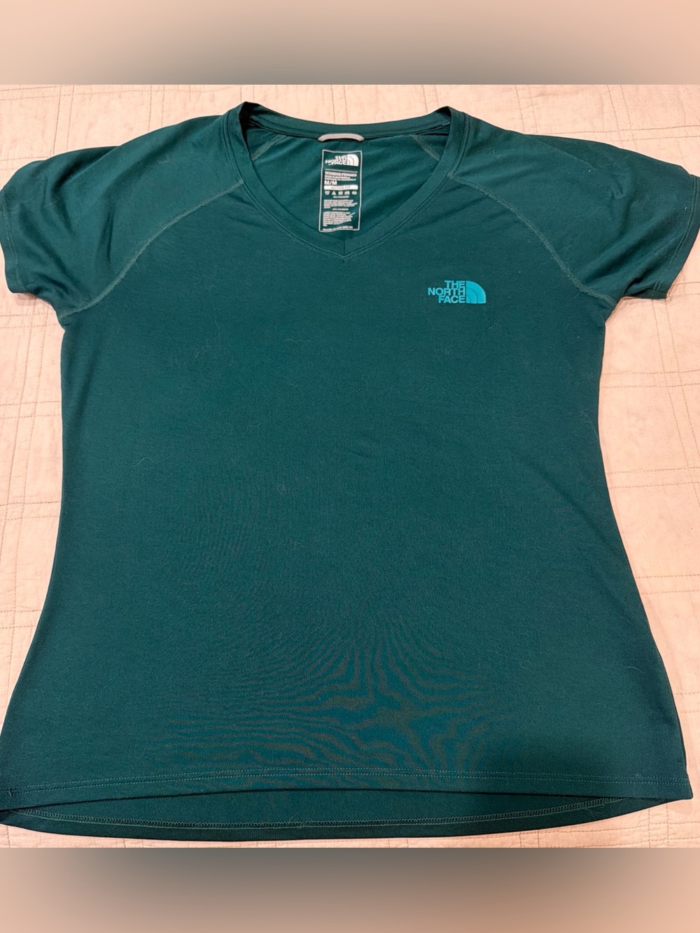 The North Face Women's Short Sleeve Flash Dry Active Tee — Deep Teal